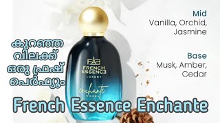 French Essence Enchante Fresh Body Spray Review in Malayalam  Budget Friendly Unisex Deodorant [upl. by Lraep]