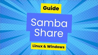 Create a Samba Share 2024 [upl. by Malek56]