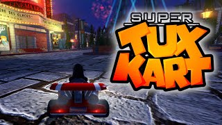 🐧Jugando SuperTuxKart Online 🐧 [upl. by Ahsinehs]