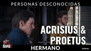 RDR2 Acrisius y Proetus  Mision Hermano  Personas Desconocidas  Misión Forastero [upl. by Anchie]