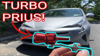 Turbo Exhaust Whistle vs Toyota Prius It Works [upl. by Acinat]