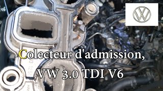 Changement volet dadmission VW  AUDI  20 TDI 27 TDI 30 TDI [upl. by Hands]