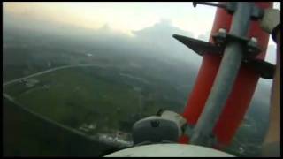 Antenna repair in the sky 540m [upl. by Euell710]