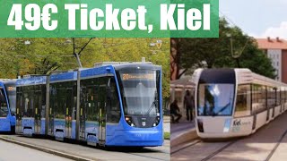 News 49€ Ticket kommt Kiel bekommt ein neues Straßenbahnnetz [upl. by Aronel]