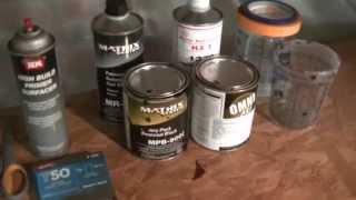 Exstensive DIY motorcycle paint job at home PT 1 [upl. by Clayborn]