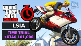 GTA Online Time Trial  LSIA Under Par Time [upl. by Oriel]