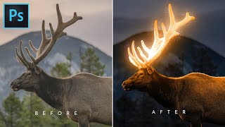 Glow Effect  Photoshop Tutorial  Glowing Effect [upl. by Repsac]