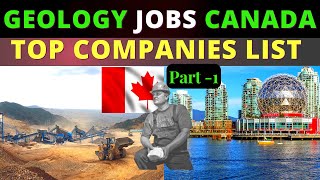 Top Companies in Canada Hiring for Geologist Jobs I Geology Jobs I Canada Geology [upl. by Fernald]