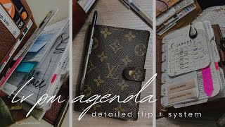 LV PM Agenda Flip  System Details  Pocket Planner  Wallet  Functional Planner  Plan With Bee [upl. by Assillam]