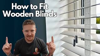 How to Measure and Fit Wooden Venetian Blinds  Complete DIY Guide [upl. by Eciram]