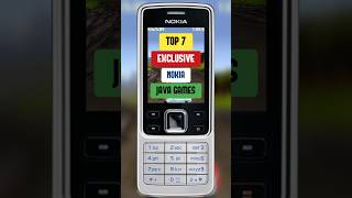 Top 7 Exclusive Nokia Java Games [upl. by Yeleak]