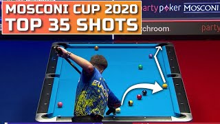 TOP 35 BEST SHOTS  Mosconi Cup 2020 9Ball Pool [upl. by Swanhildas]