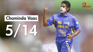 India all out just for 54 Runs😱 Chaminda Vaas 5 14 against India in the CocaCola Trophy final 2000 [upl. by Bein765]