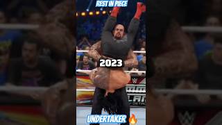 Evolution Of Undertaker Tomstone Pelidriver In Wwe wwe shortvideo 1million subcribe support 1k [upl. by Annasoh]