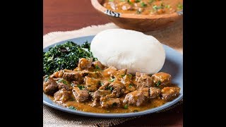 How to make Kenyan style Beef Stew amp Ugali [upl. by Enelam]