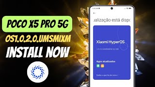 Poco X5 Pro HyperOS OS1020UMSMIXM global update released 🔥 [upl. by Riaj564]