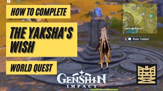 Yakshas Wish  Bosacius  Genshin Impact [upl. by Lletnahs]