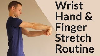 Wrist Hand amp Finger Stretching Routine  Active Isolated Stretching [upl. by Bridge]