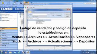 Facturacion inicial en TANGO GESTION [upl. by Yhtrod]