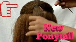 NEW PONYTAIL HAIRSTYLE  Ponytail Hairstyle For Medium And Long Hair [upl. by Avir210]