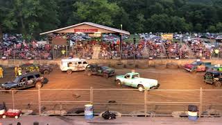 2019 Huntingdon County Fair SUV Demolition Derby Feature [upl. by Ardnossak]