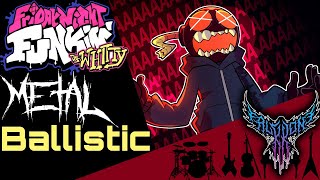 Friday Night Funkin VS Whitty Full Week  Ballistic 【Intense Symphonic Metal Cover】 [upl. by Erbas]