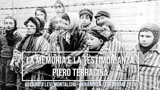 La Memoria e la Testimonianza  Piero Terracina byAMampGP [upl. by Anett]