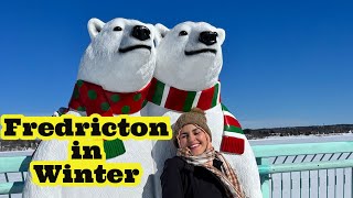 Fredricton Vlog a full Day In New Brunswick Capital during winter ❄️Attractions Travel Guide [upl. by Nosrak804]