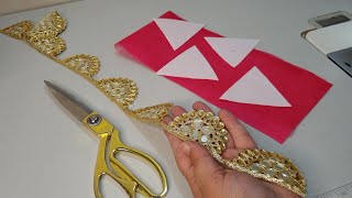 DIY Latkan Fabric Tassel  ख़ूबसूरत लटकन बनाने का आसान तरीका  Beautiful Latkan for Lehenga Choli [upl. by Gneh]