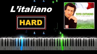 LItaliano Toto Cutugno Piano Version Roberto Naeimi 2023 [upl. by Cooe]