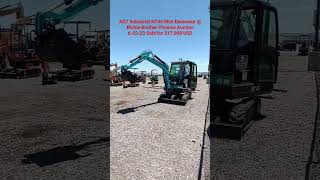 AGT Industrial NT45 Mini Excavator  Richie Brother Phoenix Auction 62223 [upl. by Anilram319]