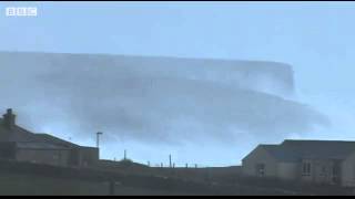 BBC News Huge waves crash on Orkney Islands [upl. by Adlare736]