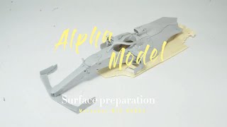 Alpha Model 120 Scale Model Car Kit Mercedes W10 Part03 UNBOX [upl. by Snebur309]