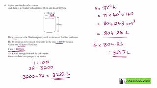 Edexcel GCSE Maths Past Papers November 2022 Paper 3 Higher Q4 [upl. by Esyla540]