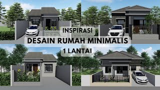 INSPIRASI DESAIN RUMAH MINIMALIS 1 LANTAI [upl. by Ramal596]