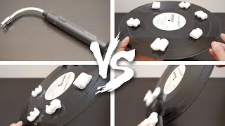 RONXS Plasma Arc Electric Lighter VS Vinyl Records Static Charge amp Foam Peanuts 4K Unboxing ASMR [upl. by Raphaela]