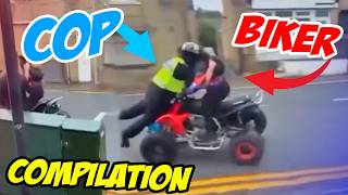 MOTORCYCLE POLICE CHASE  COPS VS BIKERS  ANGRY amp COOL COPS 2024 [upl. by Bakerman]