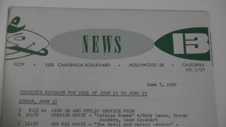 1956 KCOP 13 Television Los Angeles Program Schedule Information and Program Notes [upl. by Ennybor223]