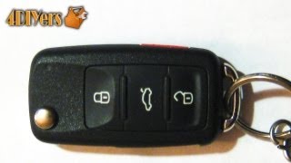 DIY Volkswagen Key Fob Battery Replacement amp Disassembly [upl. by Noslrac]