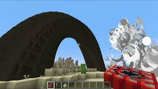 Desert Behemoths Sandworms MOD in Minecraft [upl. by Dolly392]