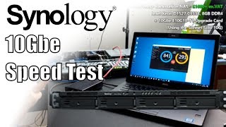 Synology RS1619xs NAS 10Gbe Speed Test 2 [upl. by Hidie27]