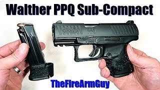 First Look Walther PPQ SubCompact  TheFireArmGuy [upl. by Aneleasor]