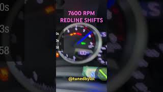 Lexus ISF 7600 RPM REDLINE WOT SHIFTS [upl. by Arelus]