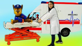 Lustige Schule für Kinder Wir spielen mit der Paw Patrol 2 Spielzeug Videos am Stück [upl. by Dorella]