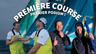 Première course premier podium imoca  💥 [upl. by Nnaassilem]