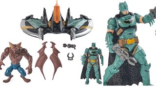 New spinmaster Batman Aerial Battle Pack Amazon Exclusive Batwing Batman amp ManBat Figures [upl. by Eidnar206]