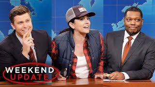 Weekend Update ft Cecily Strong  SNL [upl. by Oinigih539]