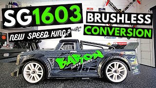 SG1603 Hoonitruck Lookalike Brushless Conversion Time for SPEED [upl. by Hathcock552]