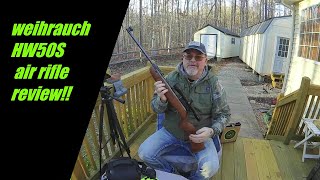 Weihrauch HW50S air rifle reviewweihrauch airgunsofarizona pyramydair [upl. by Madlen916]