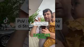 Cara Bayar Parkir di Straubing Jerman bule automobile vlog [upl. by Onder]